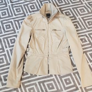 A/X Armani Exchange Blazer Jacket Tan Size XS